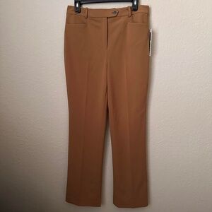 NEW! Calvin Klein Women's Tapered Leg Trousers, Camel Brown, Size 8, Retail $99